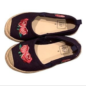 Girls Baby Gap Espadrilles Size 8 🌸